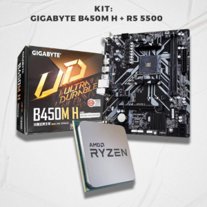 KIT: Gigabyte B450M H + R5 5500