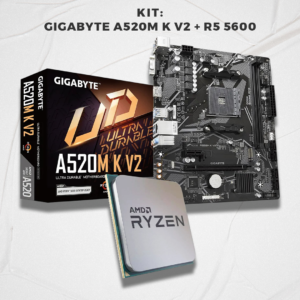 KIT: Gigabyte A520M K V2 + R5 5600